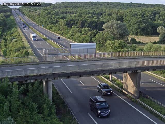 Caméra autoroute France - A31, Zoufftgen direction Luxembourg-ville, à la frontière entre la France et le Luxembourg