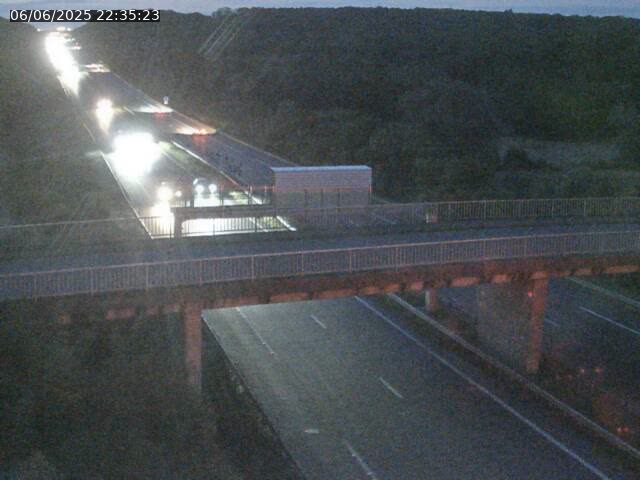 Caméra autoroute France - A31, Zoufftgen direction Luxembourg-ville, à la frontière entre la France et le Luxembourg
