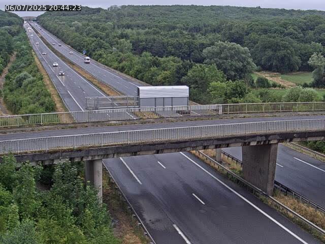 Caméra autoroute France - A31, Zoufftgen direction Luxembourg-ville, à la frontière entre la France et le Luxembourg