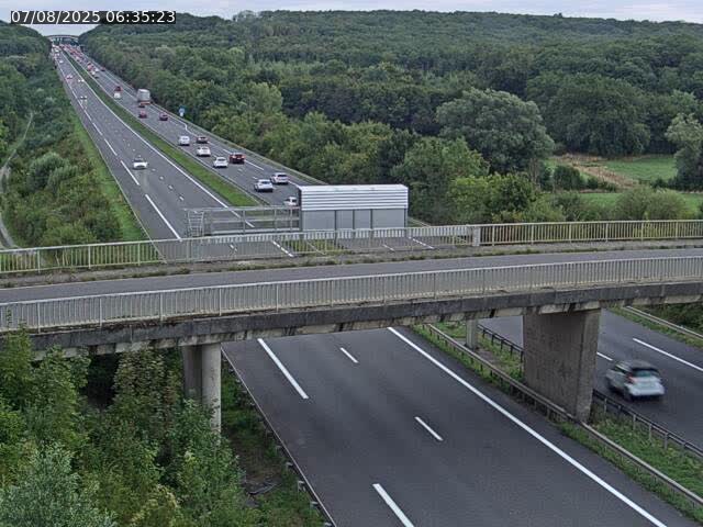 Caméra autoroute France - A31, Zoufftgen direction Luxembourg-ville, à la frontière entre la France et le Luxembourg