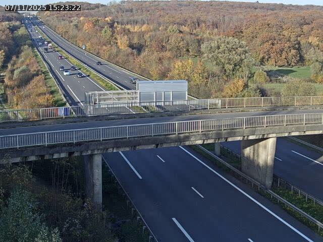 Caméra autoroute France - A31, Zoufftgen direction Luxembourg-ville, à la frontière entre la France et le Luxembourg