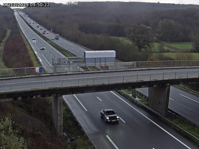 Caméra autoroute France - A31, Zoufftgen direction Luxembourg-ville, à la frontière entre la France et le Luxembourg