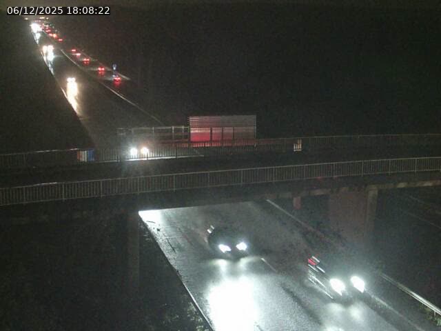 Caméra autoroute France - A31, Zoufftgen direction Luxembourg-ville, à la frontière entre la France et le Luxembourg