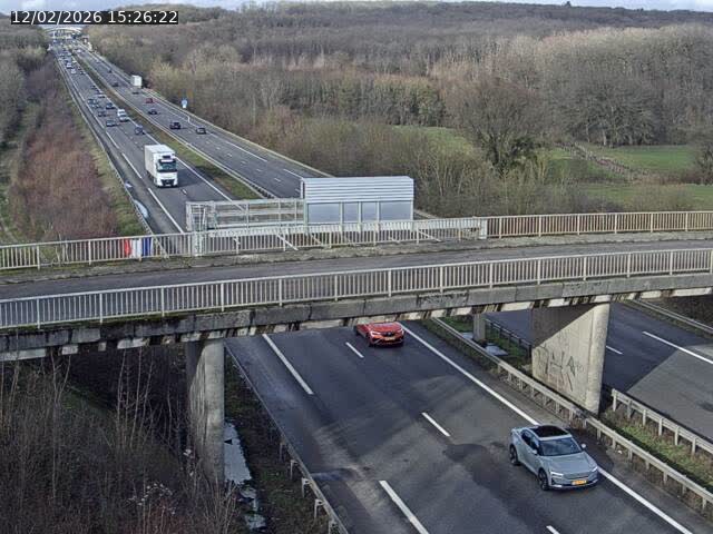 <h2>Caméra autoroute France - A31, Zoufftgen direction Luxembourg-ville, à la frontière entre la France et le Luxembourg</h2>