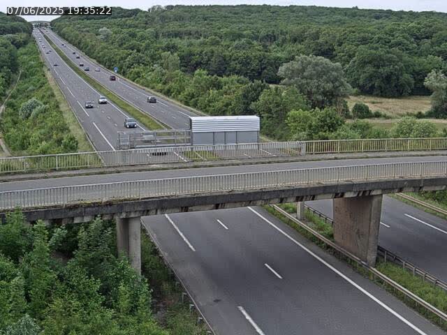 Caméra autoroute France - A31, Zoufftgen direction Luxembourg-ville, à la frontière entre la France et le Luxembourg
