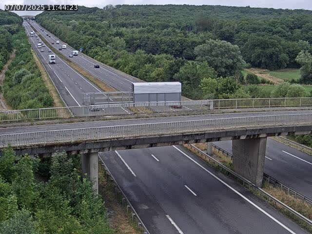 Caméra autoroute France - A31, Zoufftgen direction Luxembourg-ville, à la frontière entre la France et le Luxembourg