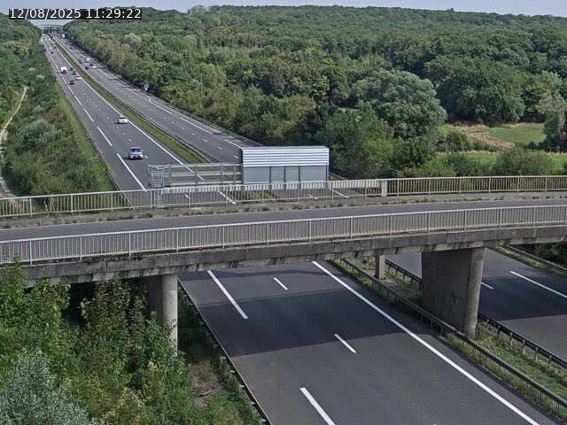 Caméra autoroute France - A31, Zoufftgen direction Luxembourg-ville, à la frontière entre la France et le Luxembourg