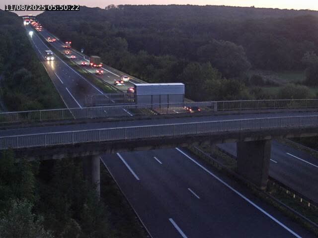Caméra autoroute France - A31, Zoufftgen direction Luxembourg-ville, à la frontière entre la France et le Luxembourg