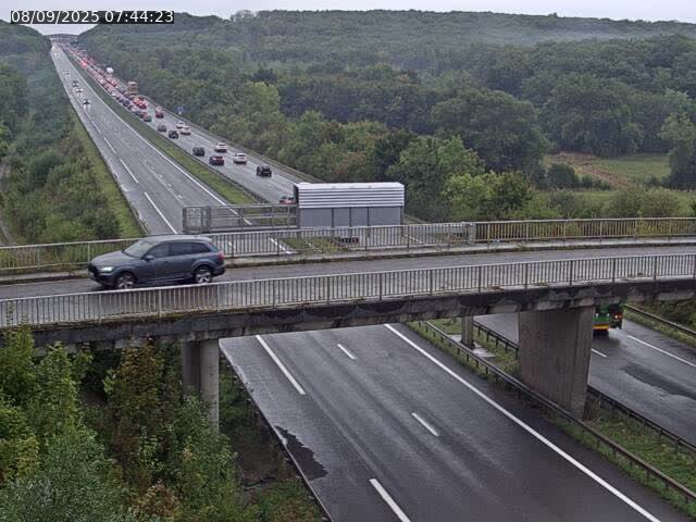 <h2>Caméra autoroute France - A31, Zoufftgen direction Luxembourg-ville, à la frontière entre la France et le Luxembourg</h2>