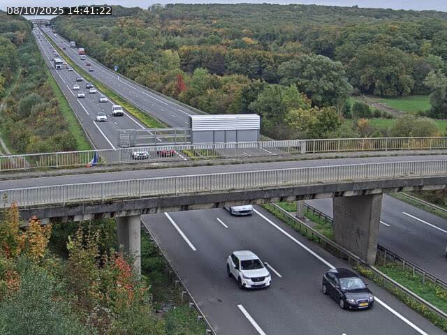 Caméra autoroute France - A31, Zoufftgen direction Luxembourg-ville, à la frontière entre la France et le Luxembourg