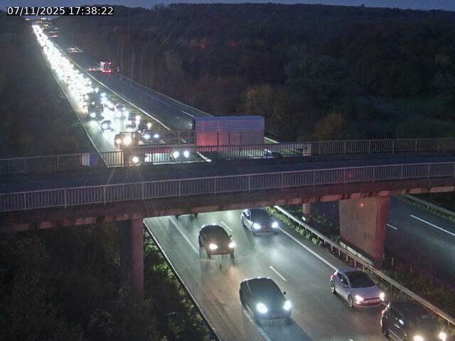 Caméra autoroute France - A31, Zoufftgen direction Luxembourg-ville, à la frontière entre la France et le Luxembourg
