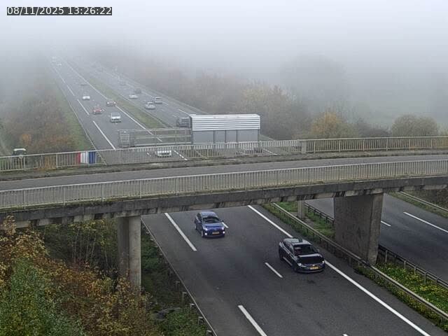 Caméra autoroute France - A31, Zoufftgen direction Luxembourg-ville, à la frontière entre la France et le Luxembourg