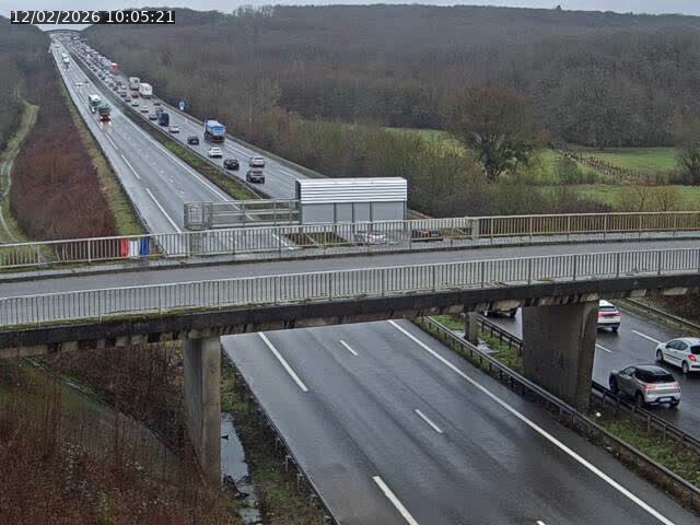 <h2>Caméra autoroute France - A31, Zoufftgen direction Luxembourg-ville, à la frontière entre la France et le Luxembourg</h2>