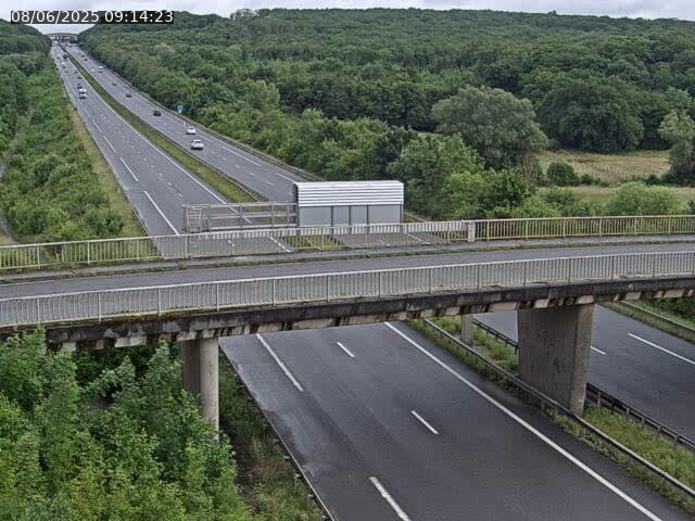 Caméra autoroute France - A31, Zoufftgen direction Luxembourg-ville, à la frontière entre la France et le Luxembourg
