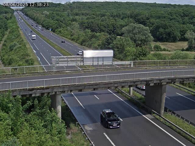 Caméra autoroute France - A31, Zoufftgen direction Luxembourg-ville, à la frontière entre la France et le Luxembourg