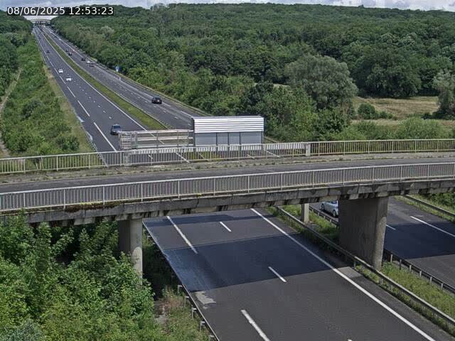 Caméra autoroute France - A31, Zoufftgen direction Luxembourg-ville, à la frontière entre la France et le Luxembourg