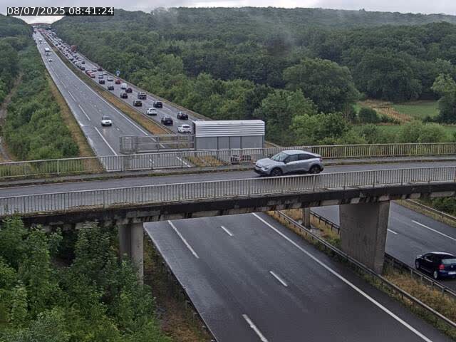 Caméra autoroute France - A31, Zoufftgen direction Luxembourg-ville, à la frontière entre la France et le Luxembourg