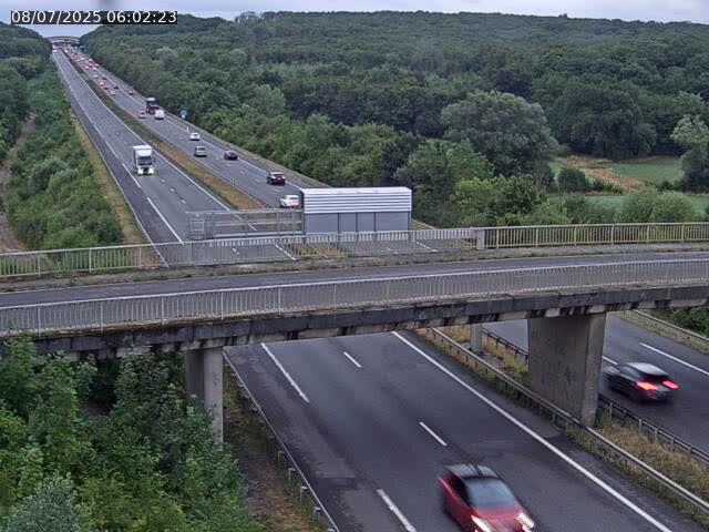 Caméra autoroute France - A31, Zoufftgen direction Luxembourg-ville, à la frontière entre la France et le Luxembourg