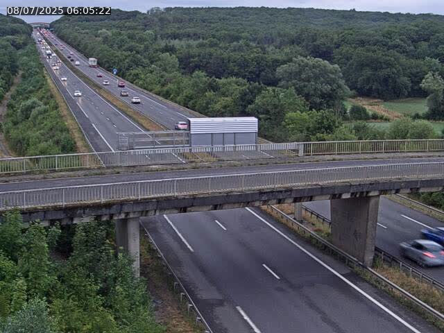 <h2>Caméra autoroute France - A31, Zoufftgen direction Luxembourg-ville, à la frontière entre la France et le Luxembourg</h2>