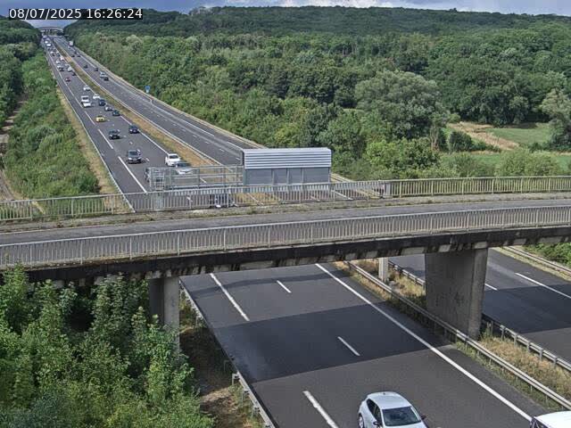Caméra autoroute France - A31, Zoufftgen direction Luxembourg-ville, à la frontière entre la France et le Luxembourg