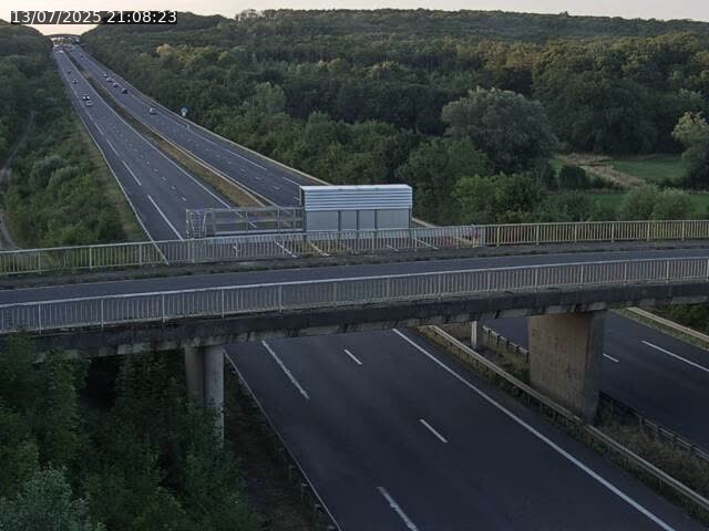 Caméra autoroute France - A31, Zoufftgen direction Luxembourg-ville, à la frontière entre la France et le Luxembourg