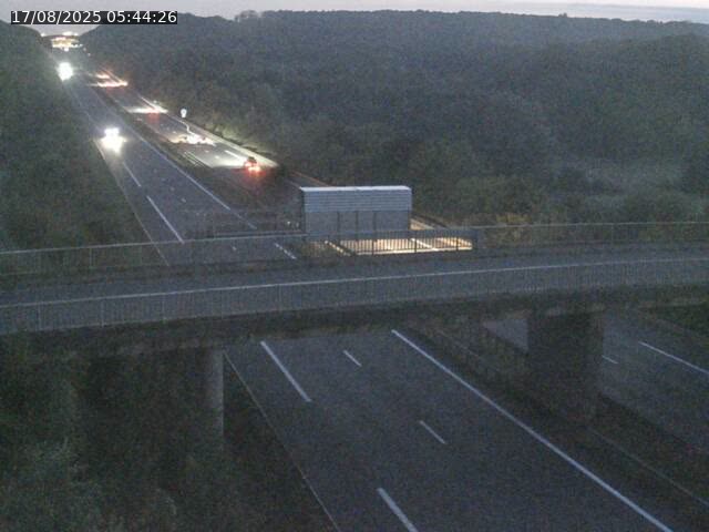 Caméra autoroute France - A31, Zoufftgen direction Luxembourg-ville, à la frontière entre la France et le Luxembourg