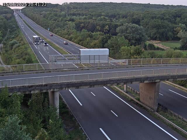 Caméra autoroute France - A31, Zoufftgen direction Luxembourg-ville, à la frontière entre la France et le Luxembourg