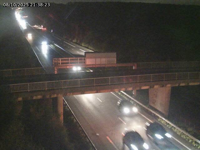 Caméra autoroute France - A31, Zoufftgen direction Luxembourg-ville, à la frontière entre la France et le Luxembourg