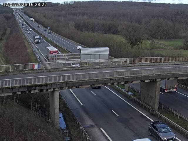 <h2>Caméra autoroute France - A31, Zoufftgen direction Luxembourg-ville, à la frontière entre la France et le Luxembourg</h2>