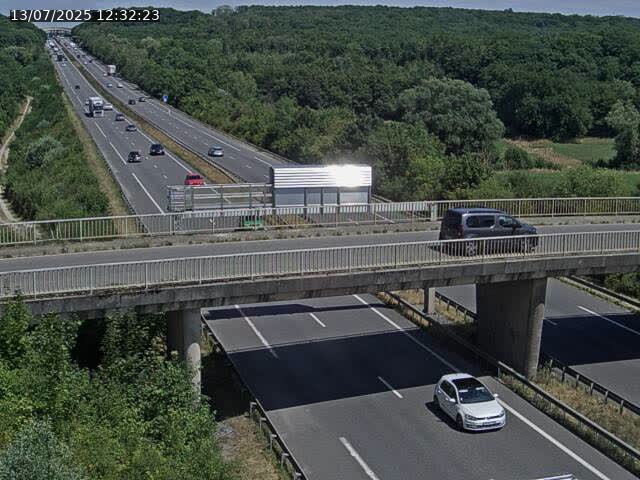 <h2>Caméra autoroute France - A31, Zoufftgen direction Luxembourg-ville, à la frontière entre la France et le Luxembourg</h2>