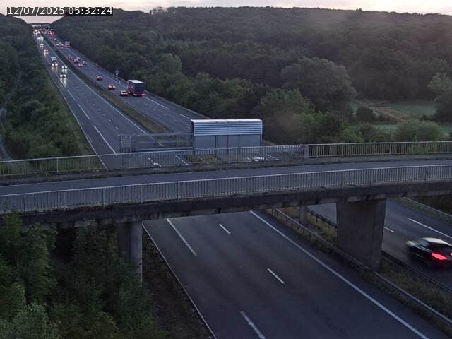 <h2>Caméra autoroute France - A31, Zoufftgen direction Luxembourg-ville, à la frontière entre la France et le Luxembourg</h2>