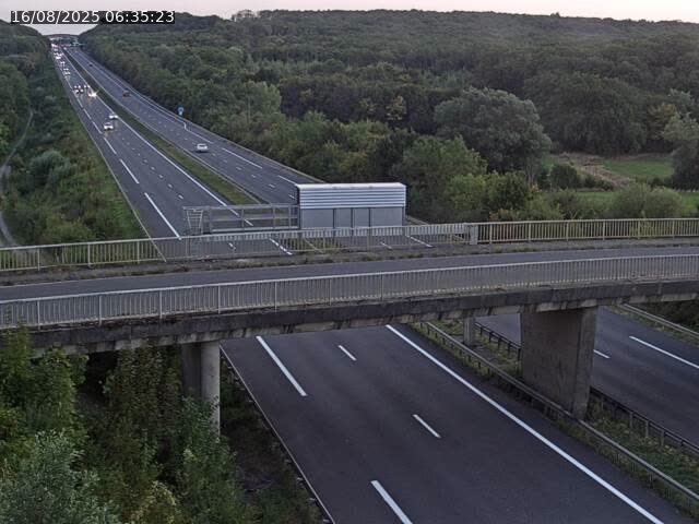 Caméra autoroute France - A31, Zoufftgen direction Luxembourg-ville, à la frontière entre la France et le Luxembourg