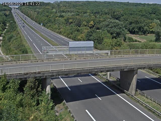Caméra autoroute France - A31, Zoufftgen direction Luxembourg-ville, à la frontière entre la France et le Luxembourg