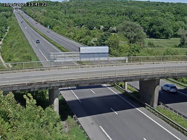 Caméra autoroute France - A31, Zoufftgen direction Luxembourg-ville, à la frontière entre la France et le Luxembourg