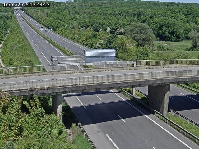 Caméra autoroute France - A31, Zoufftgen direction Luxembourg-ville, à la frontière entre la France et le Luxembourg