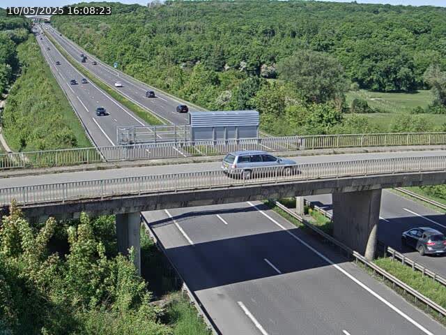 Caméra autoroute France - A31, Zoufftgen direction Luxembourg-ville, à la frontière entre la France et le Luxembourg