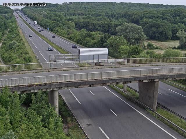 Caméra autoroute France - A31, Zoufftgen direction Luxembourg-ville, à la frontière entre la France et le Luxembourg