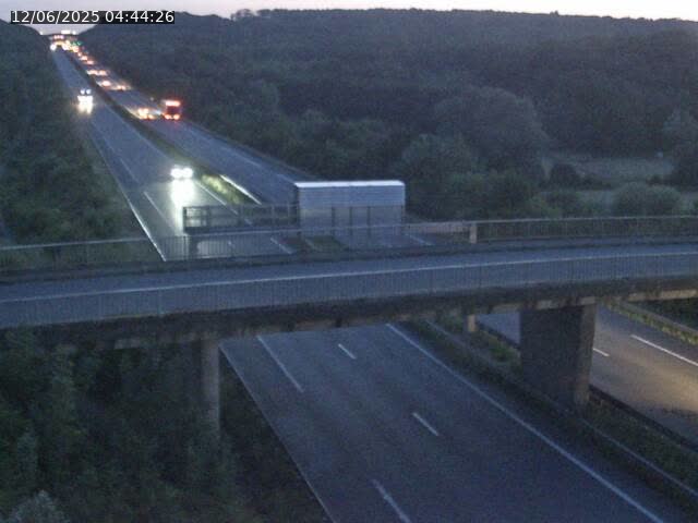 Caméra autoroute France - A31, Zoufftgen direction Luxembourg-ville, à la frontière entre la France et le Luxembourg