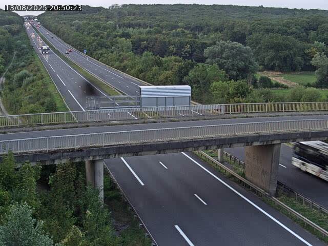Caméra autoroute France - A31, Zoufftgen direction Luxembourg-ville, à la frontière entre la France et le Luxembourg