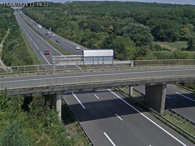 Caméra autoroute France - A31, Zoufftgen direction Luxembourg-ville, à la frontière entre la France et le Luxembourg