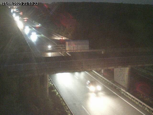 Caméra autoroute France - A31, Zoufftgen direction Luxembourg-ville, à la frontière entre la France et le Luxembourg