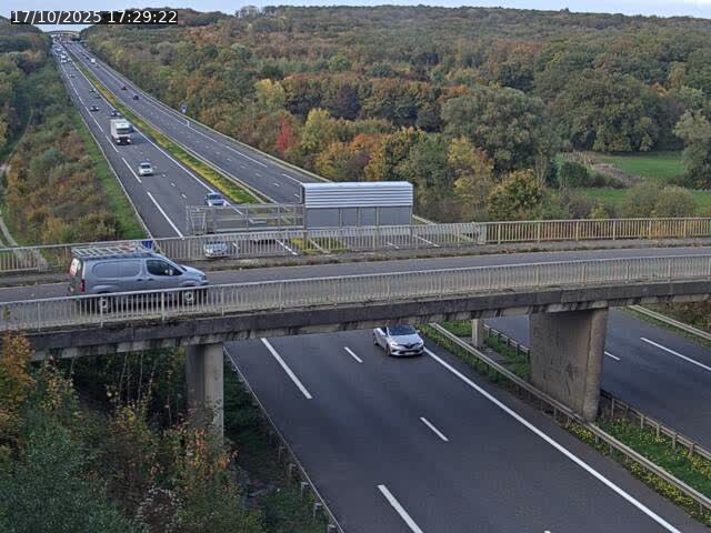 <h2>Caméra autoroute France - A31, Zoufftgen direction Luxembourg-ville, à la frontière entre la France et le Luxembourg</h2>