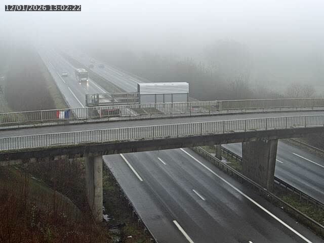 Caméra autoroute France - A31, Zoufftgen direction Luxembourg-ville, à la frontière entre la France et le Luxembourg
