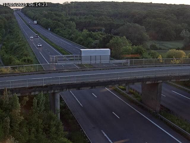 <h2>Caméra autoroute France - A31, Zoufftgen direction Luxembourg-ville, à la frontière entre la France et le Luxembourg</h2>