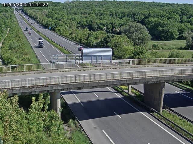 <h2>Caméra autoroute France - A31, Zoufftgen direction Luxembourg-ville, à la frontière entre la France et le Luxembourg</h2>