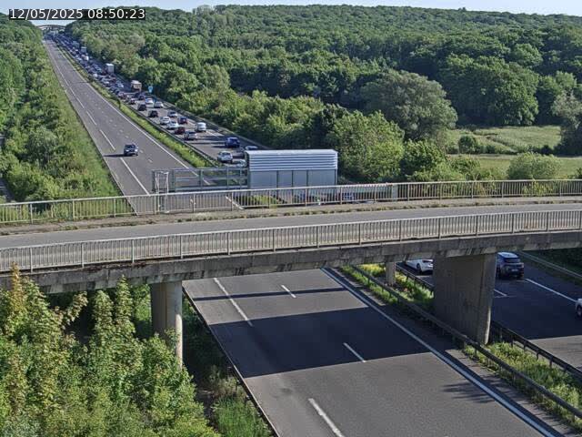 Caméra autoroute France - A31, Zoufftgen direction Luxembourg-ville, à la frontière entre la France et le Luxembourg