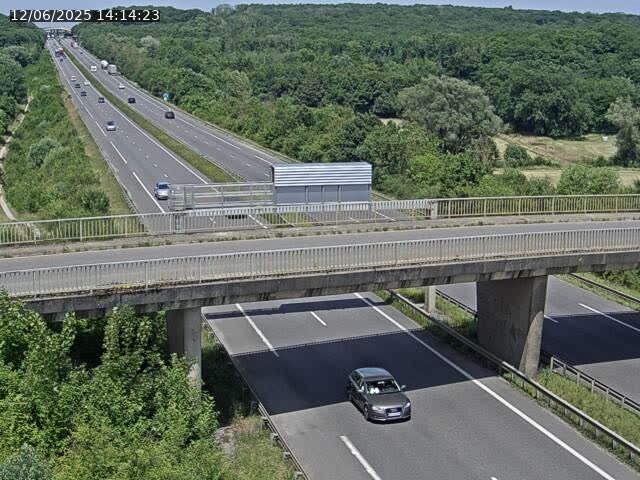 Caméra autoroute France - A31, Zoufftgen direction Luxembourg-ville, à la frontière entre la France et le Luxembourg