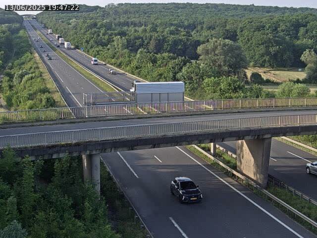 Caméra autoroute France - A31, Zoufftgen direction Luxembourg-ville, à la frontière entre la France et le Luxembourg