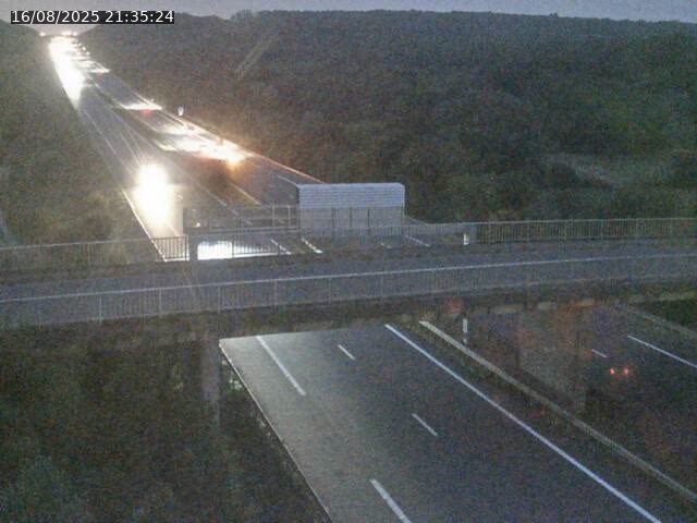 Caméra autoroute France - A31, Zoufftgen direction Luxembourg-ville, à la frontière entre la France et le Luxembourg