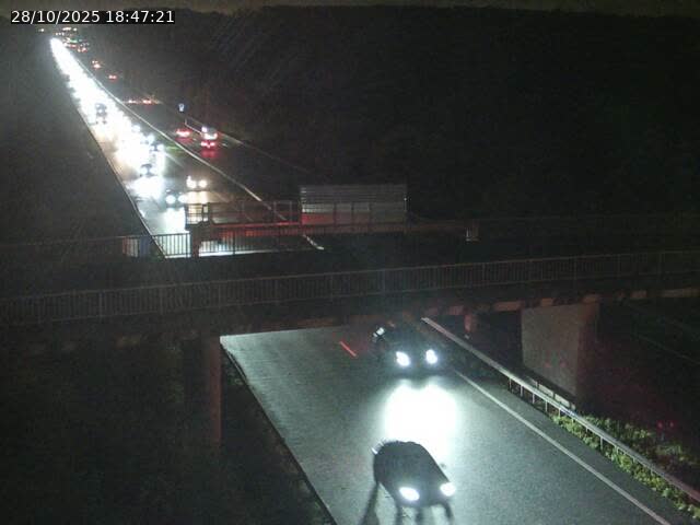 Caméra autoroute France - A31, Zoufftgen direction Luxembourg-ville, à la frontière entre la France et le Luxembourg